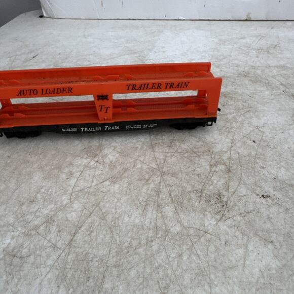 Vintage TYCO HO Scale Auto Loader Frisco Trailer Train Car SL-SF 2530 - no cars - Picture 5 of 12